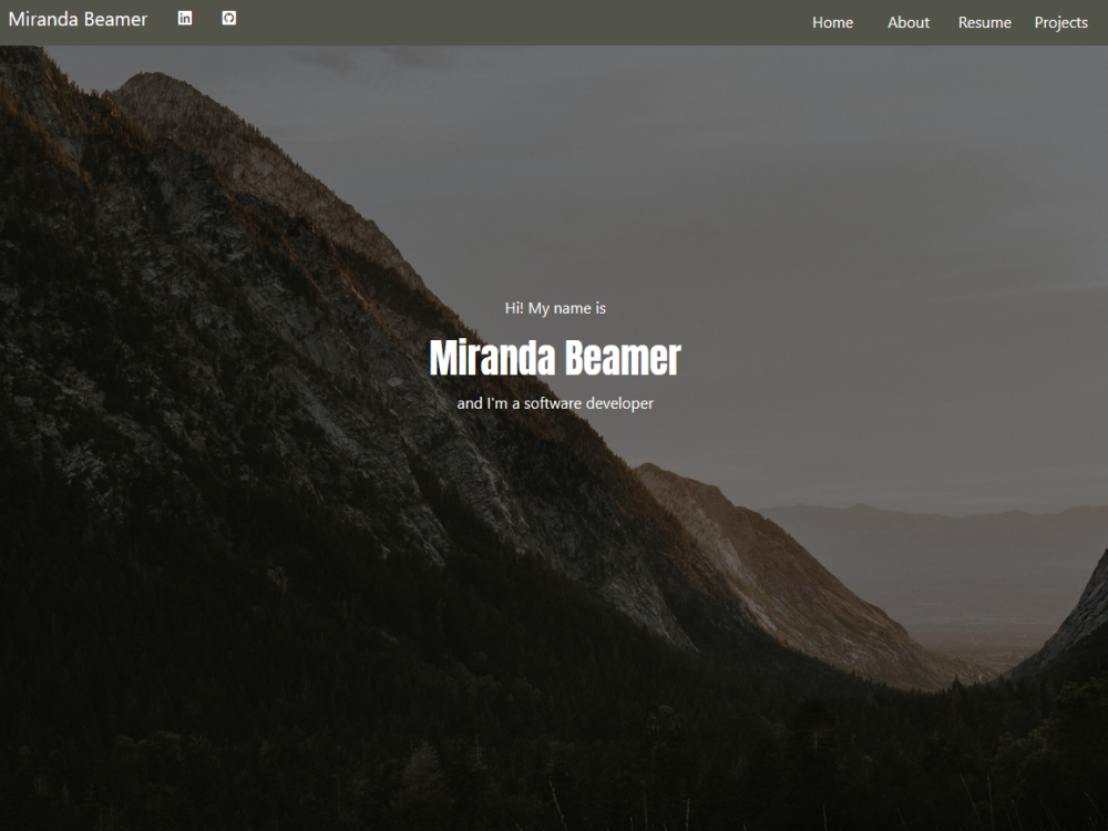 mirandabeamer.com screenshot